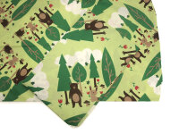 Kinderbettwäsche bedruckt klein Schaf mint